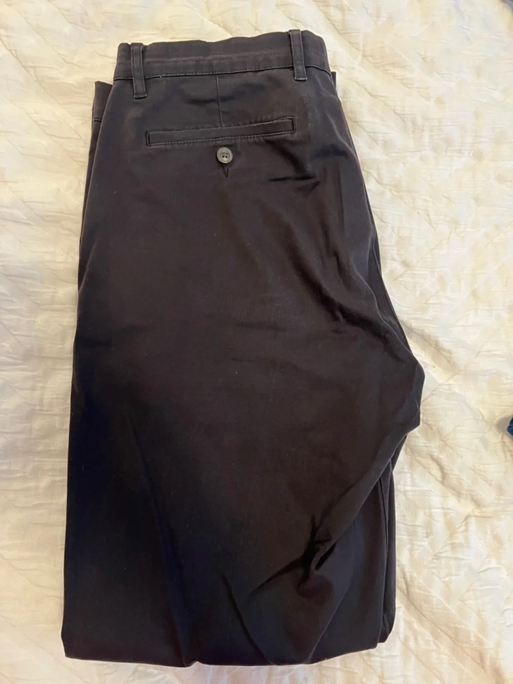 Goodthreads Black Straight-Leg Chino Pants - Picture 3 of 3